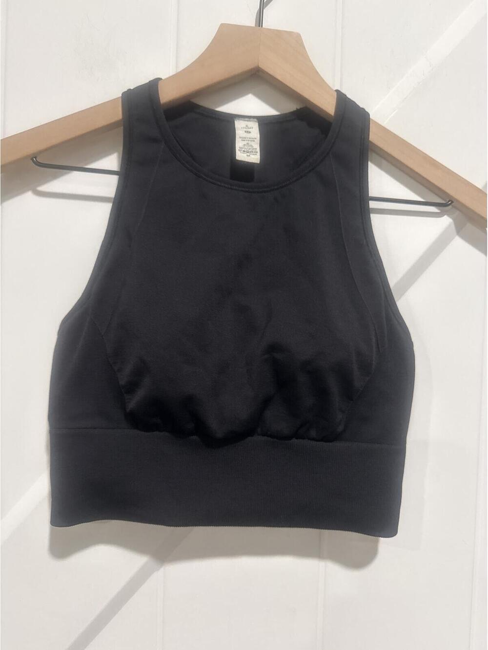 Lululemon Black Racerback Sports Bra Size 6